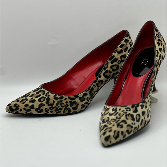 Nine & Co. Kerah leopard Animal Print print pumps Heels Leather Sz 9M - Picture 3 of 11